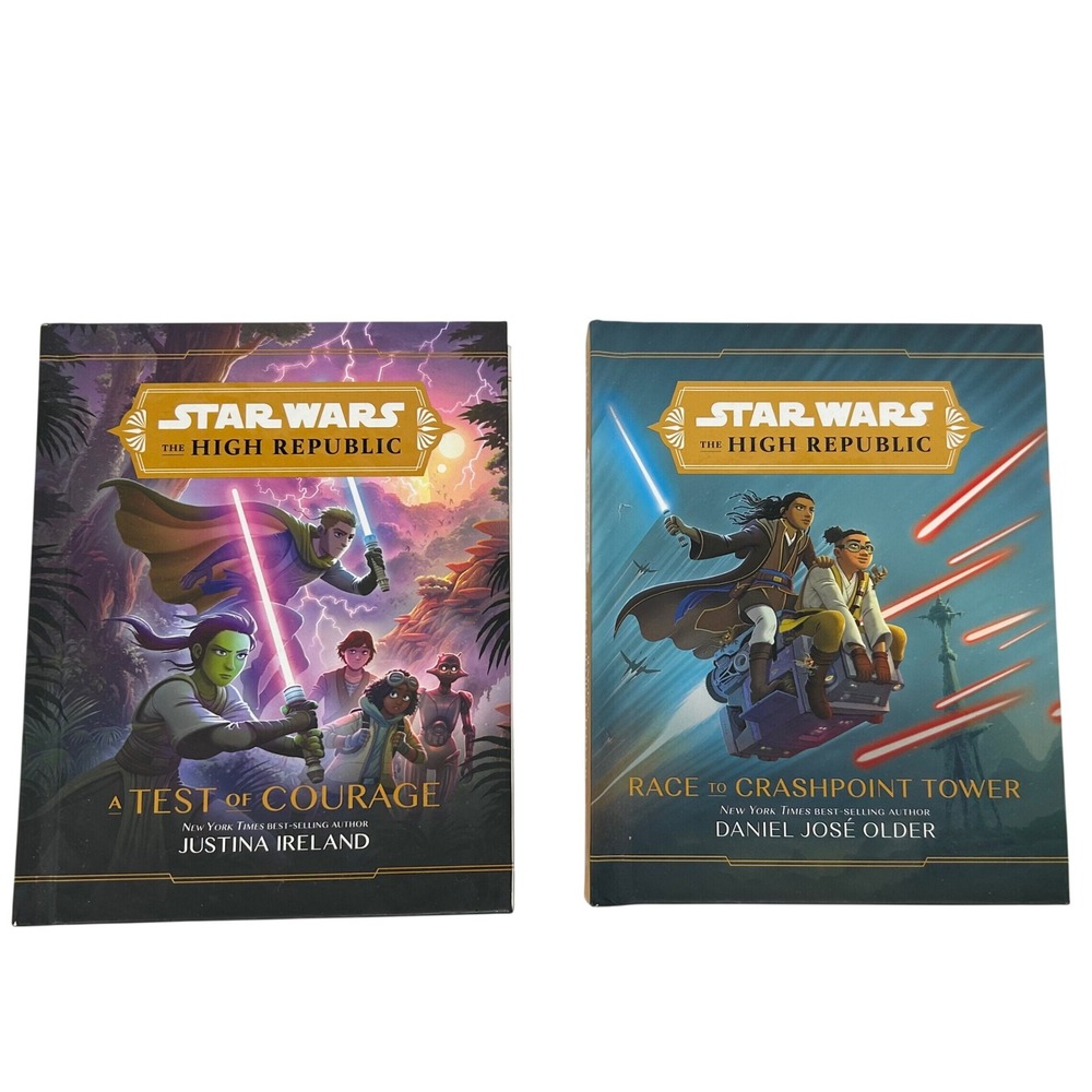 Star Wars The High Republic Hardcover Book Set Test of Courage Crashpoint Tower